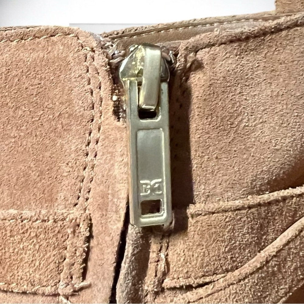 🌻NEW w/tags Sam Edelman Tan Suede Nolynn Women’s Boots Size 7 - Picture 7 of 12